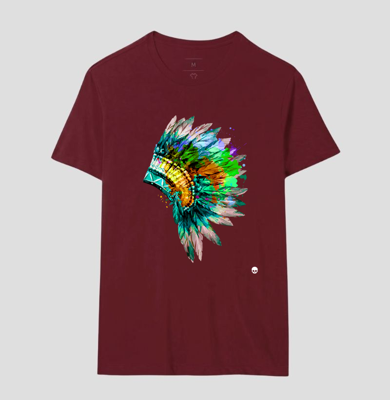 Camiseta Umbanda Cocar Caboclo - Imagem 12