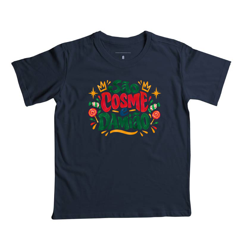 Camiseta Infantil São Cosme e Damião - Imagem 4