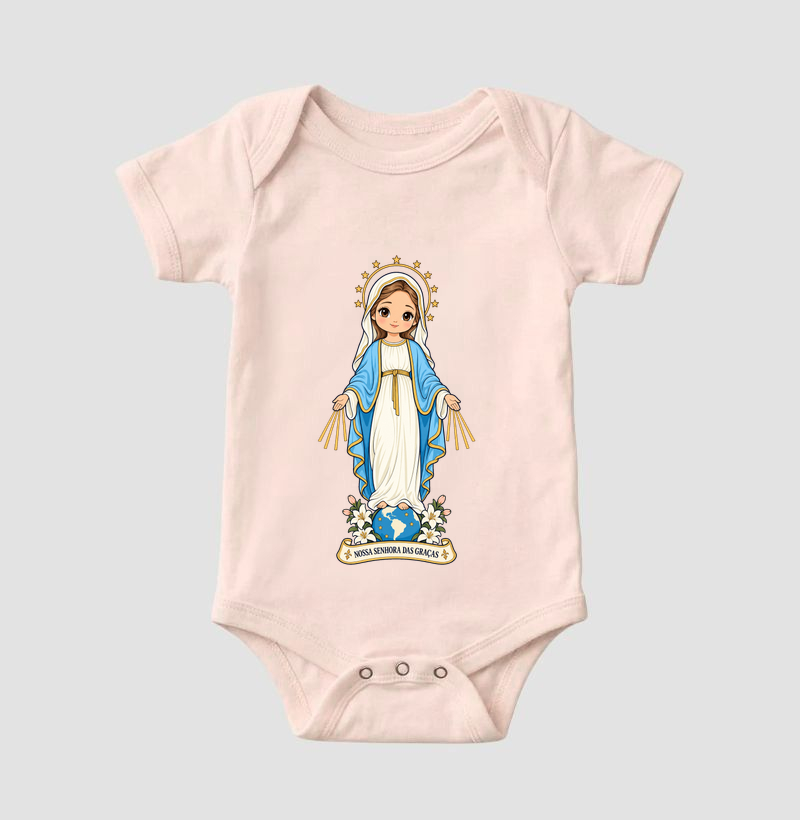 Nossa Senhora das Graças estilo chibi - Imagem 5