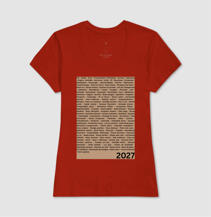 Camiseta Desejos para 2027 – Palavras da Virada - Imagem 10