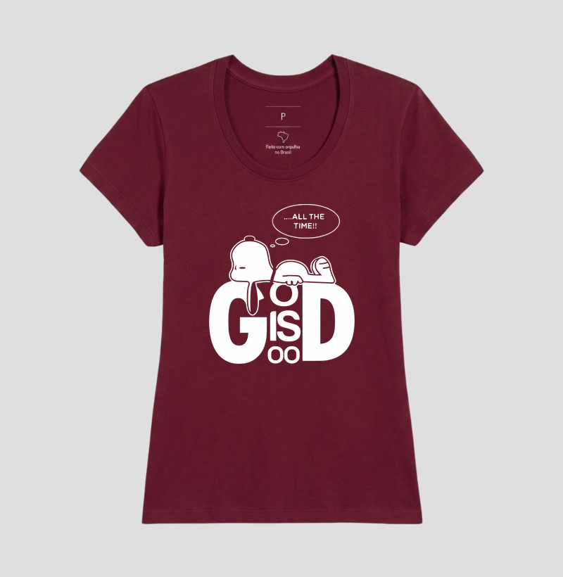 Camiseta Feminina God is Good - Imagem 6
