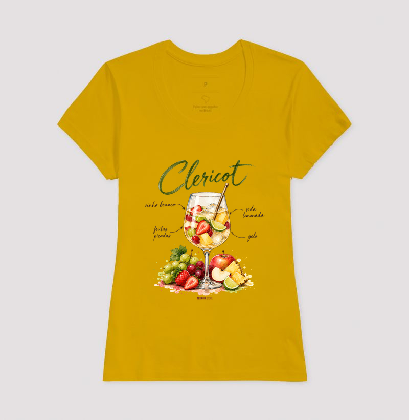 Camiseta Clericot – Drink com Vinho Branco e Frutas - Imagem 13