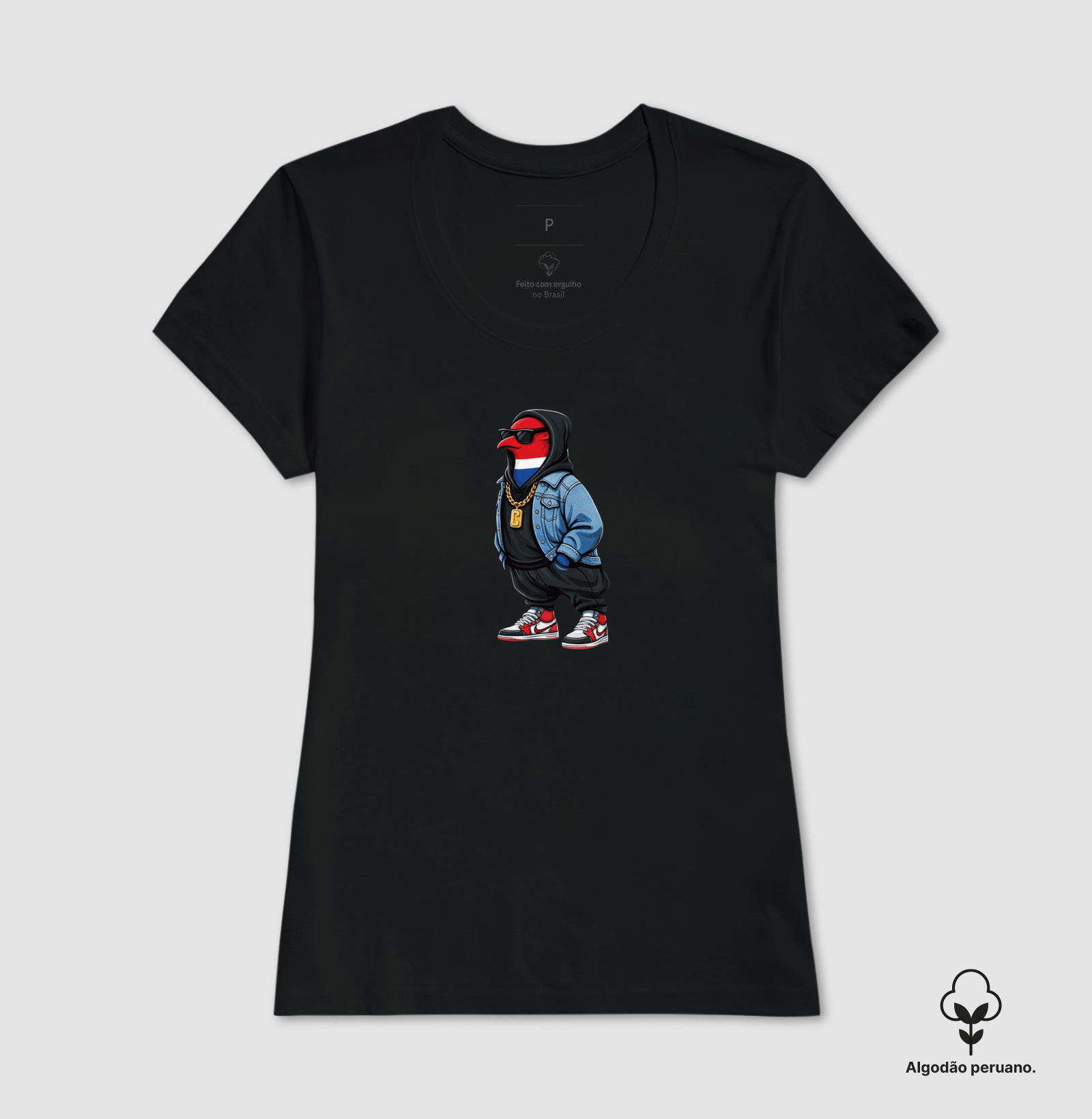 Essa estampa é puro estilo das ruas — com atitude que domina o visual streetwear! Vista essa camiseta e mostre que você tem flow, estilo e atitude em cada passo. - Imagem 5
