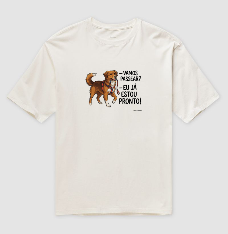 CAMISETA OVERSIZED NOSSO MASCOTE PASSEAR  - Imagem 4