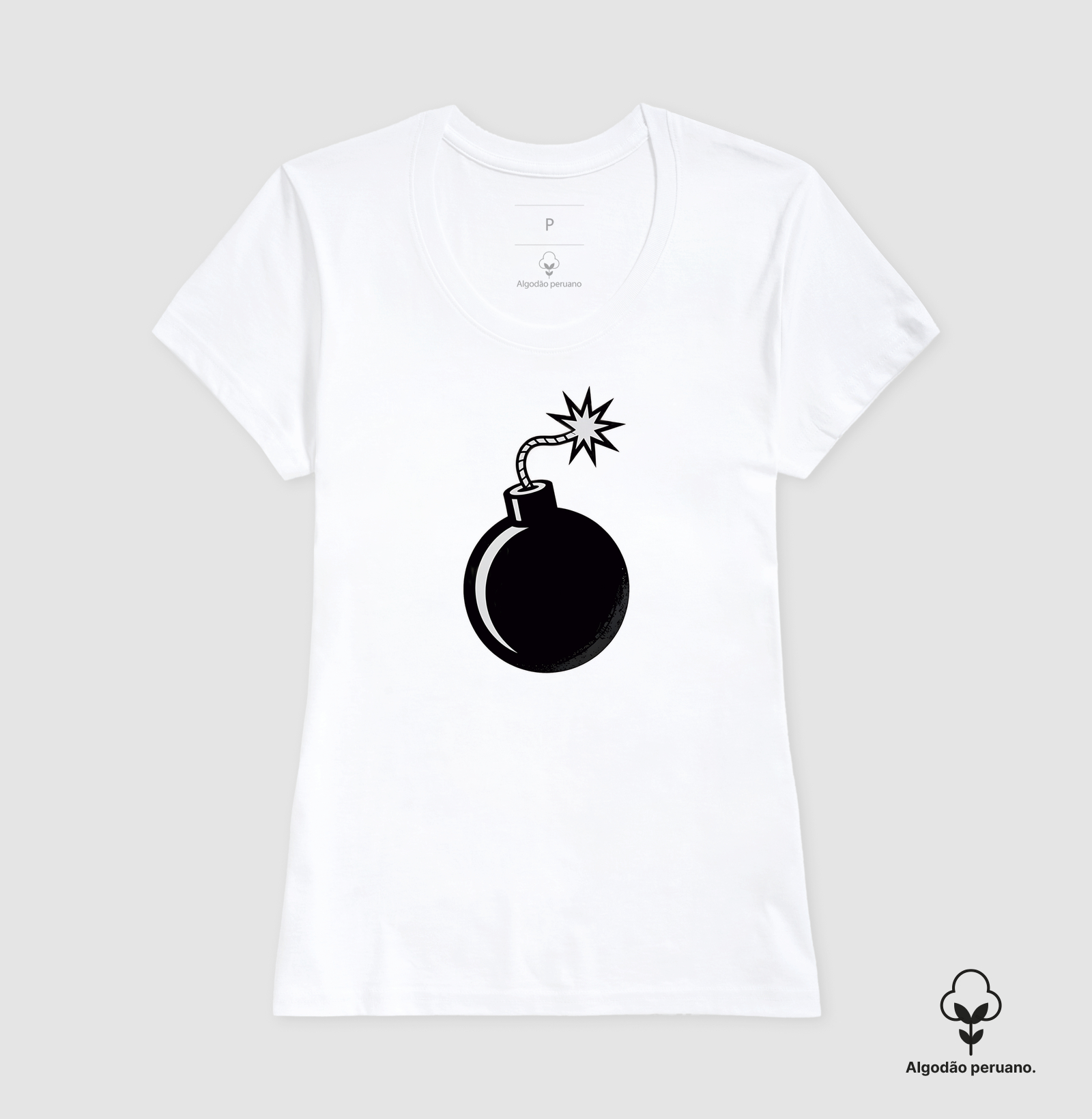 Camiseta Algodão Peruano Bomba! - Imagem 2