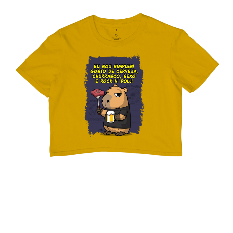 Capivara Rock Simples - Imagem 8