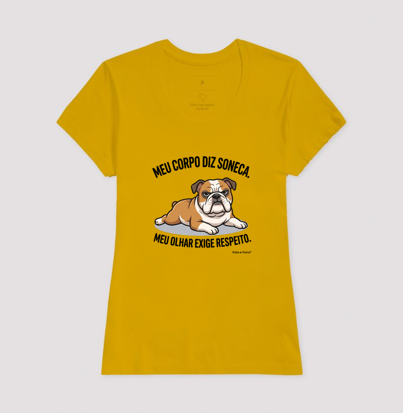 CAMISETA BULLDOGUE INGLÊS OLHAR - Imagem 15