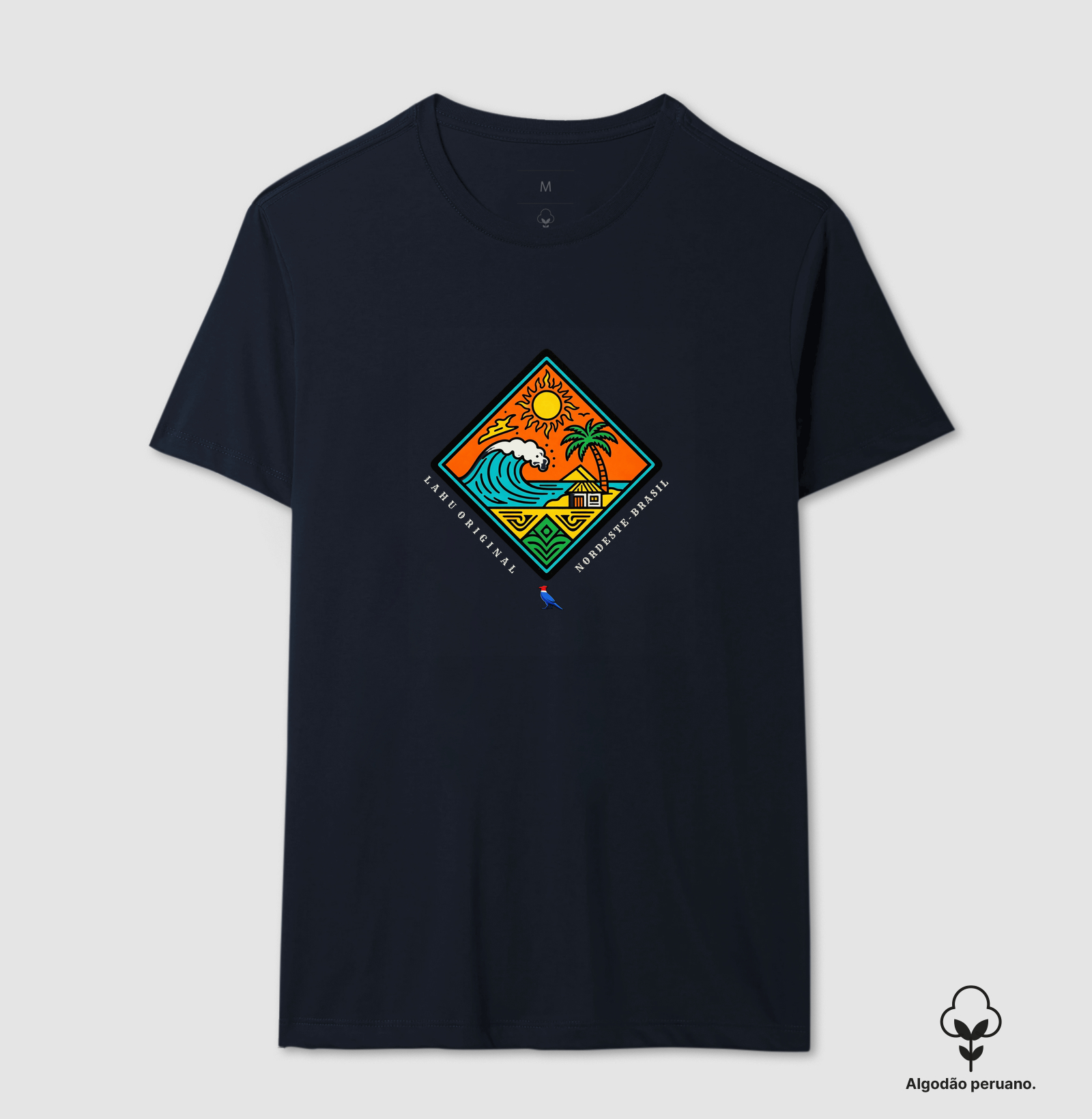 “Sinta o sol, o mar e a alma do Nordeste com a estampa Lahu Original. Cores vibrantes, energia tropical e autenticidade brasileira — feita para quem vive o verão o ano inteiro.” - Imagem 6