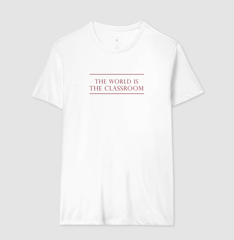 Camiseta The World Is The Classroom - Imagem 4