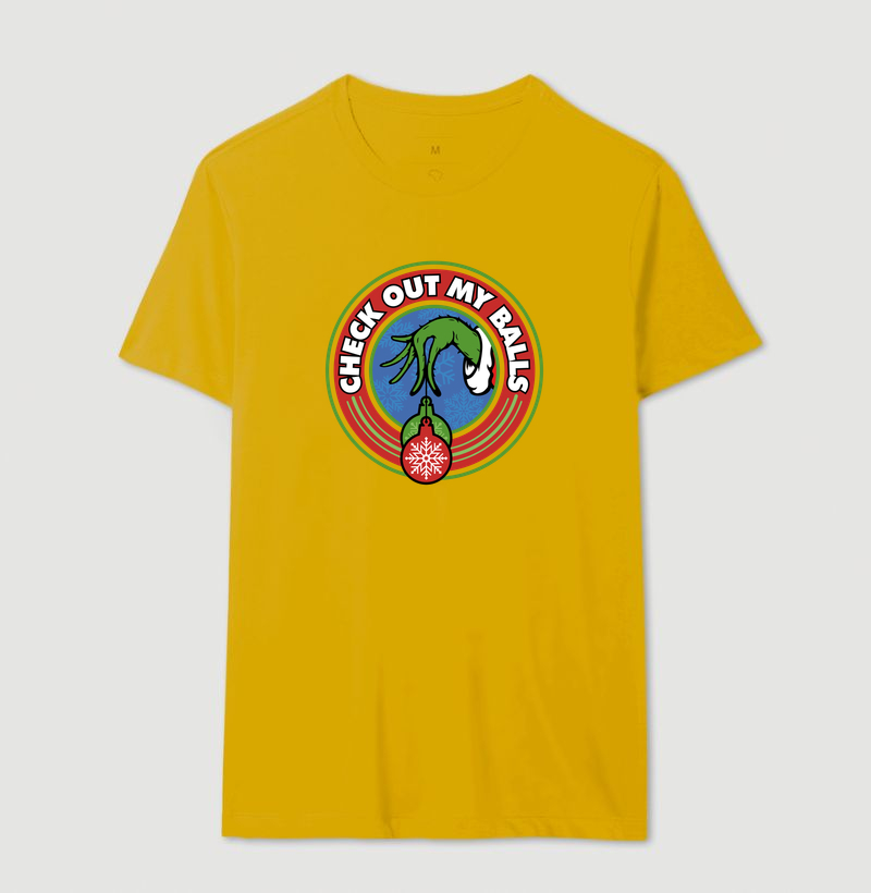 Camiseta Grinch Olha as Minhas Bolas - Imagem 14