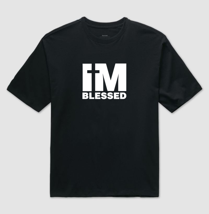 Camiseta Oversized I'm Blessed - Imagem 2