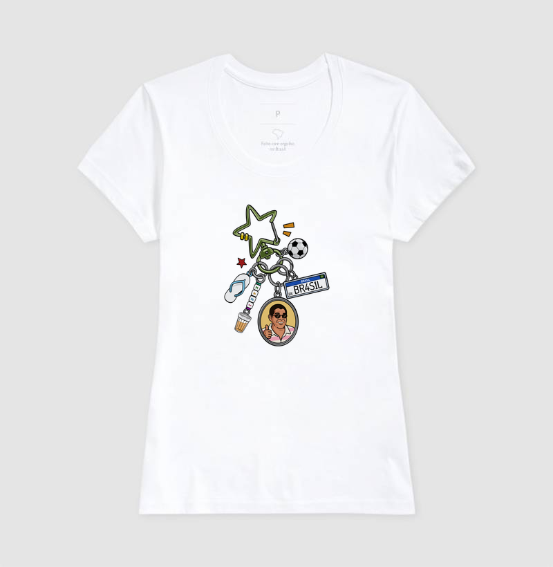 Camiseta Kaki Chaveiro Regular Fit - Imagem 5