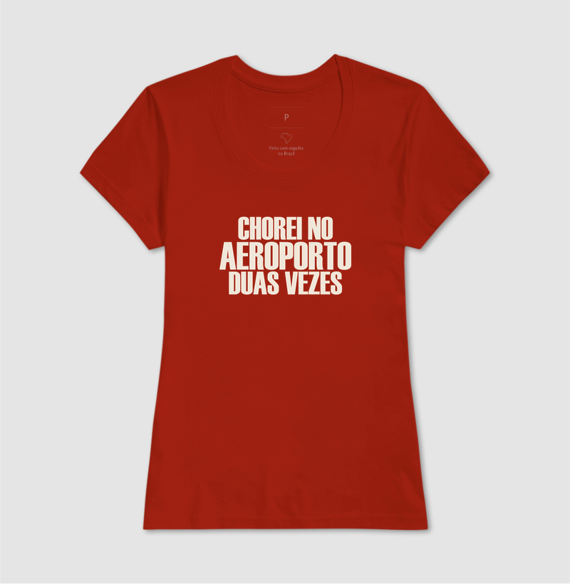 Camiseta Chorei no Aeroporto Duas Vezes - Imagem 11