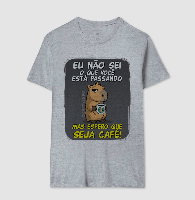 Camiseta Capivara Seja Café - Imagem 8
