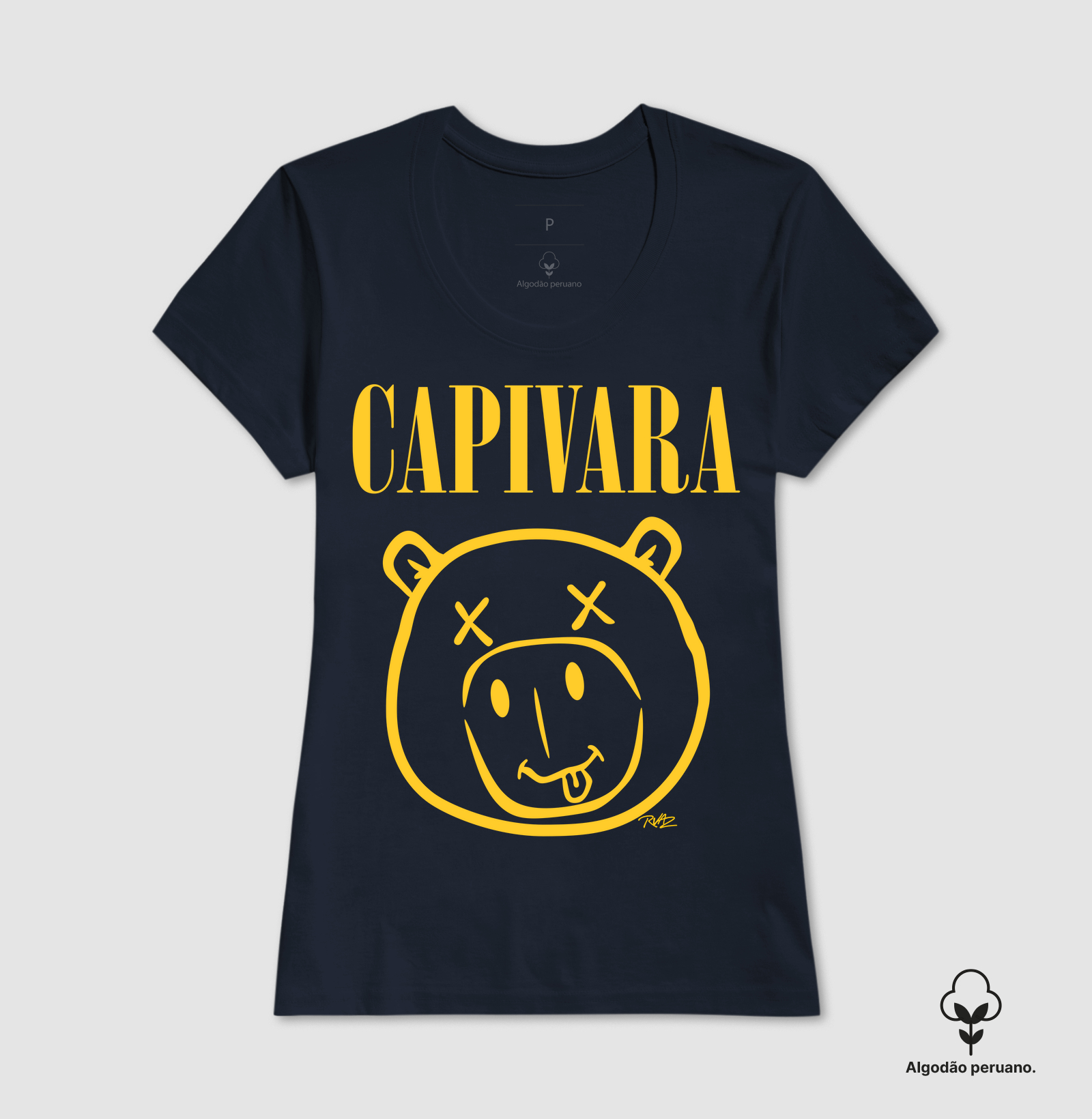 Camiseta Capivara Grunge - Imagem 6