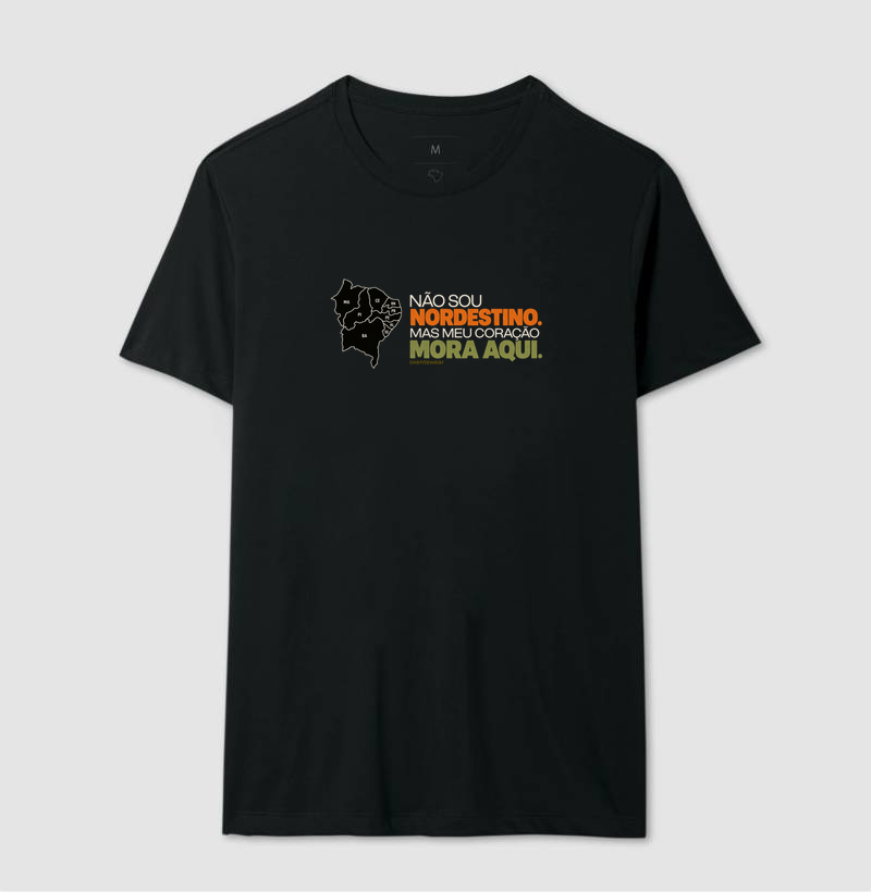 Camiseta Não sou Nordestino mas meu Coração mora aqui |OxenteWear - Imagem 2