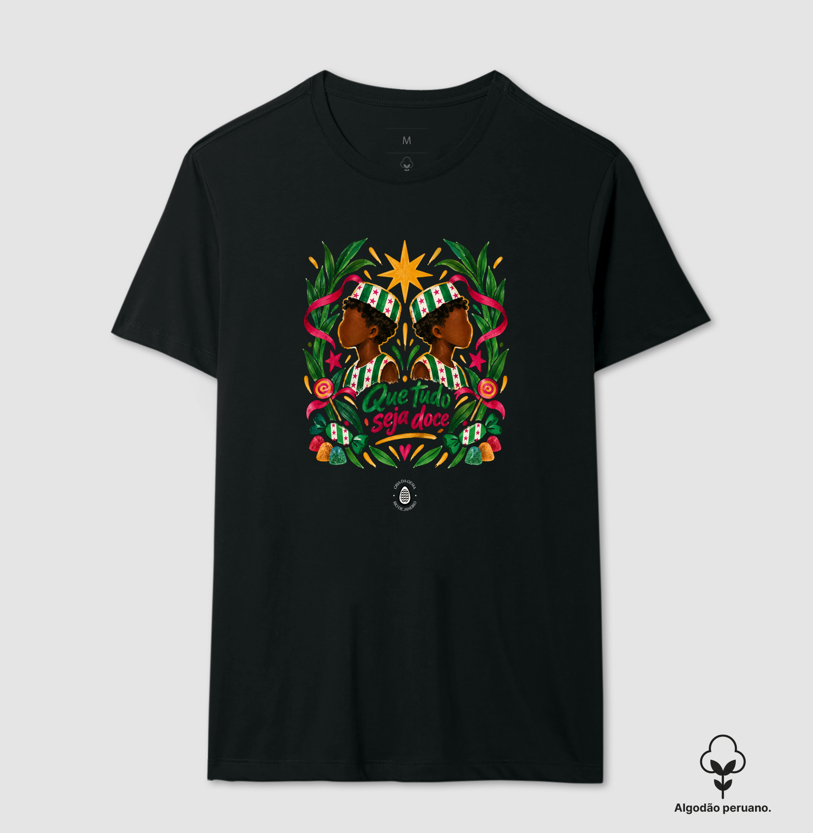 Camiseta Algodão Peruano Que tudo seja doce - Imagem 2