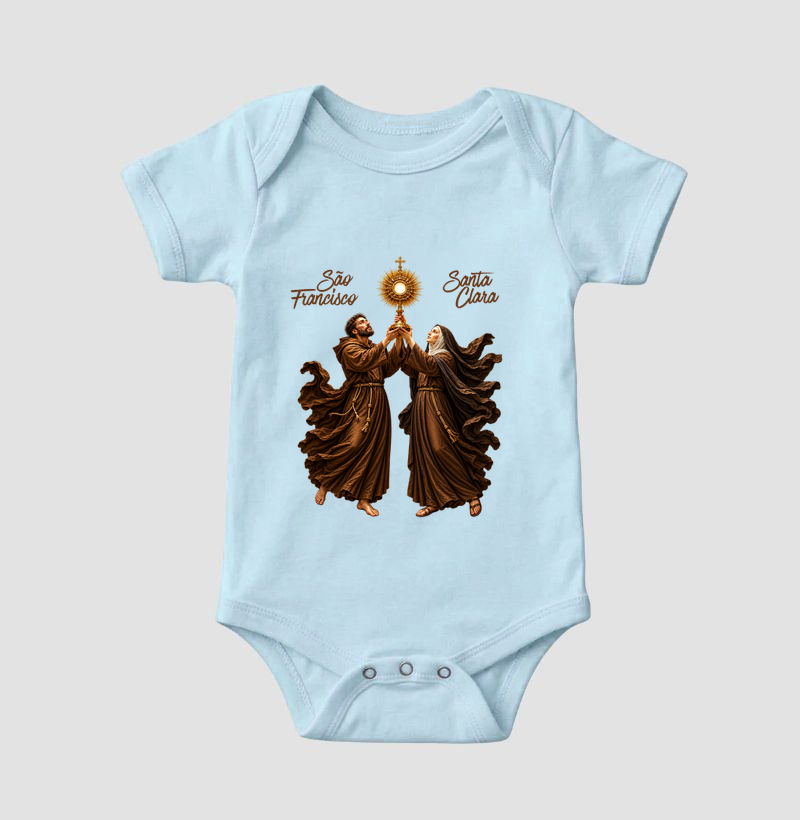 Body Infantil São Francisco e Santa Clara de Assis - Adoradores do Santíssimo - Imagem 4