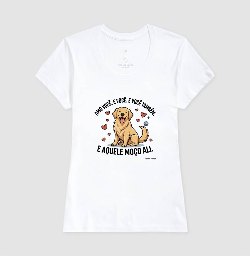 CAMISETA GOLDEN RETRIEVER AMO - Imagem 5