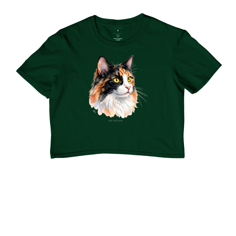 Gatos - SRD Tricolor - Cropped - Imagem 7