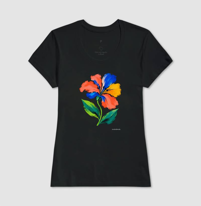Camiseta Flor Gestual  - Imagem 6