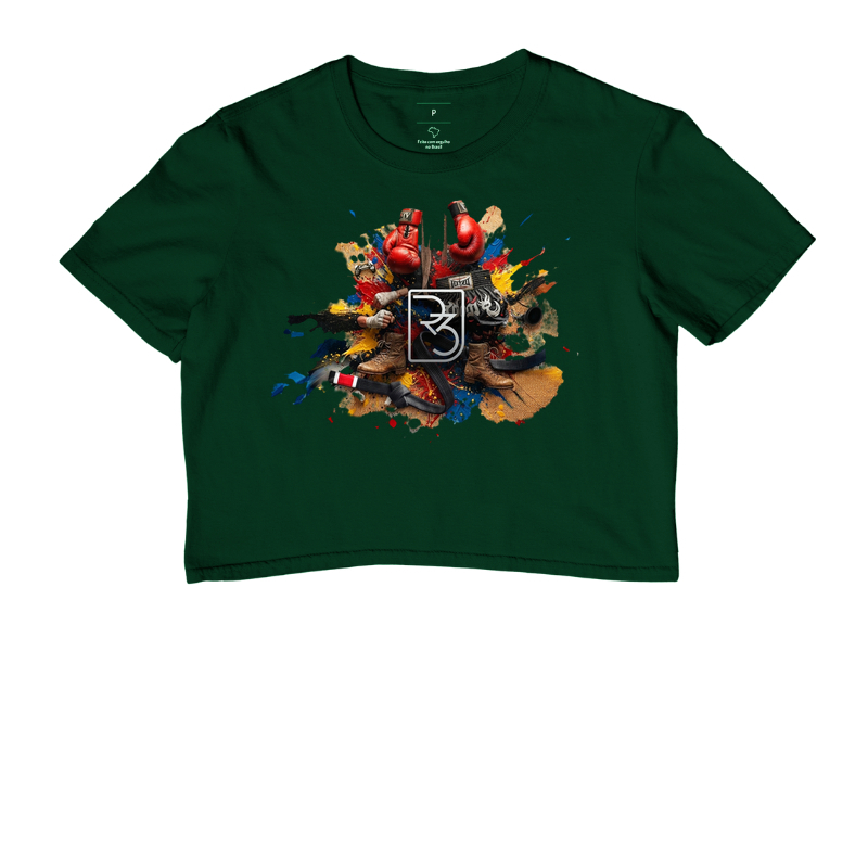 Camiseta Cropped R3 – Street Art - Imagem 5