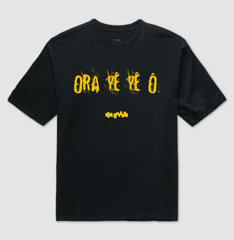 oversized OXUM saudação unissex - Imagem 3