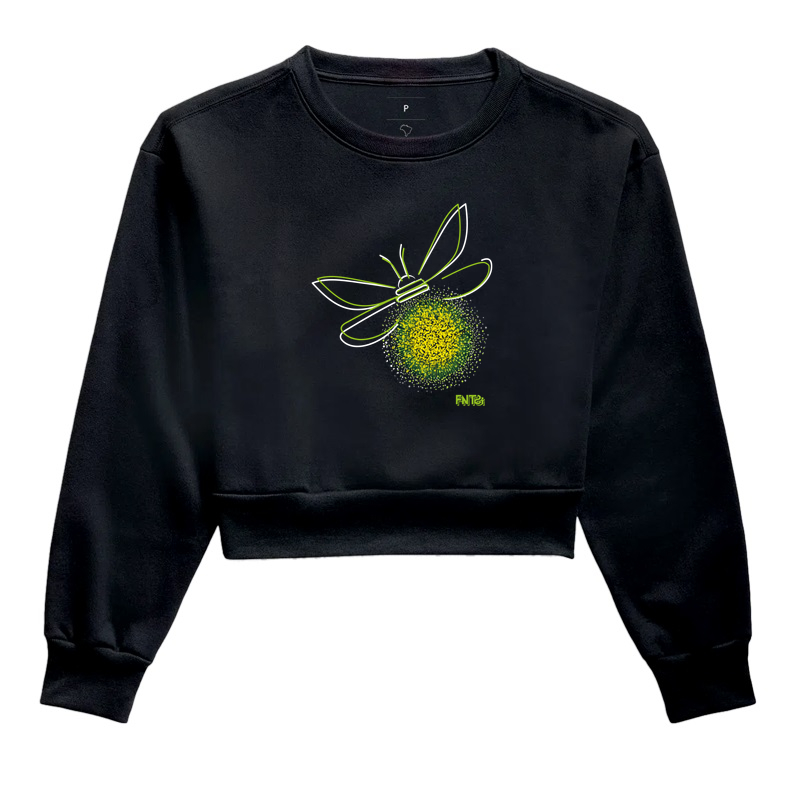 MOLETOM CROPPED "SONHO" / VAGALUME SOLO