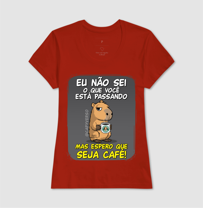 Camiseta Capivara Seja Café - Imagem 11