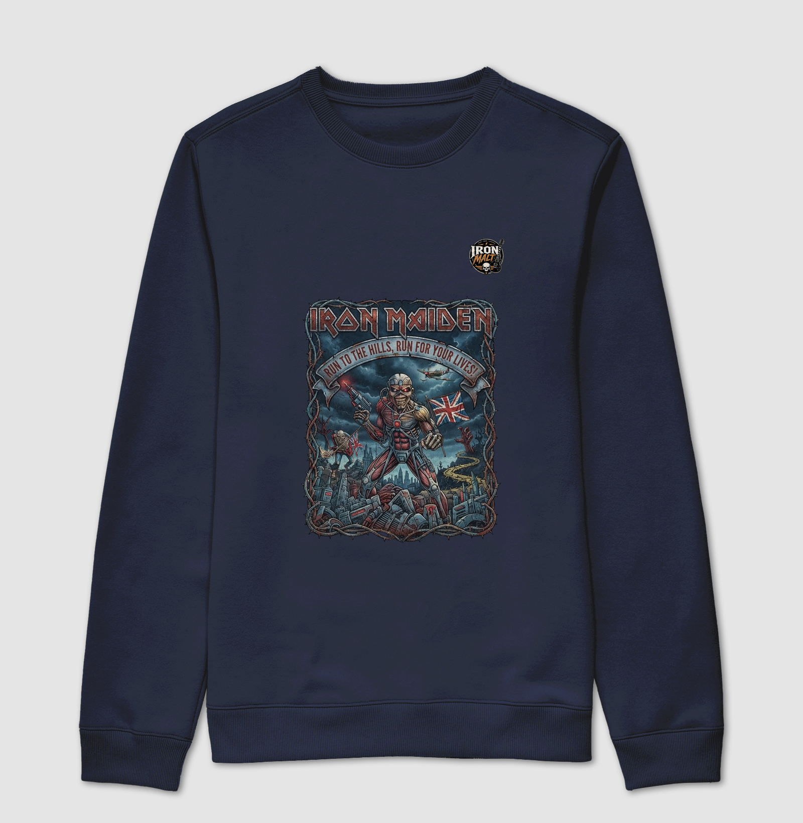 Camiseta Iron Maiden “Run to the Hills” - Imagem 5