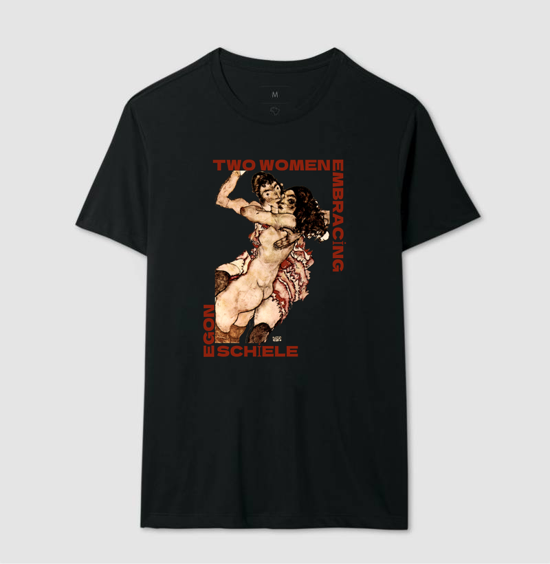Duas mulheres se abraçando (1915) - Egon Schiele - Imagem 2