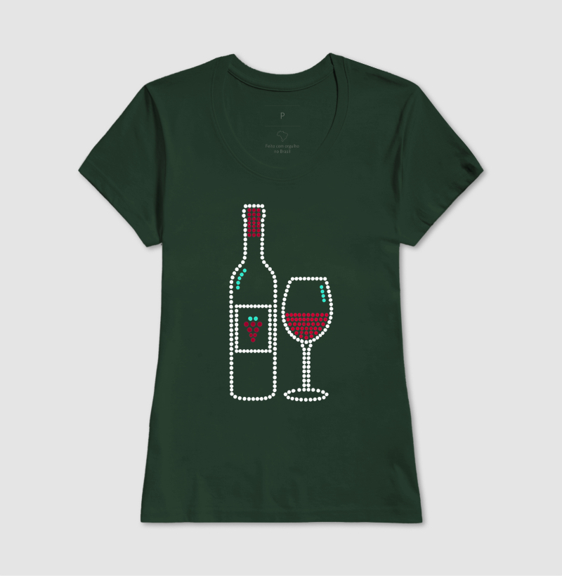 Vinho e Taça de Bolinhas - Imagem 9