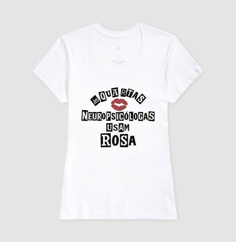 Camiseta | Neuropsicólogas usam rosa - Imagem 3