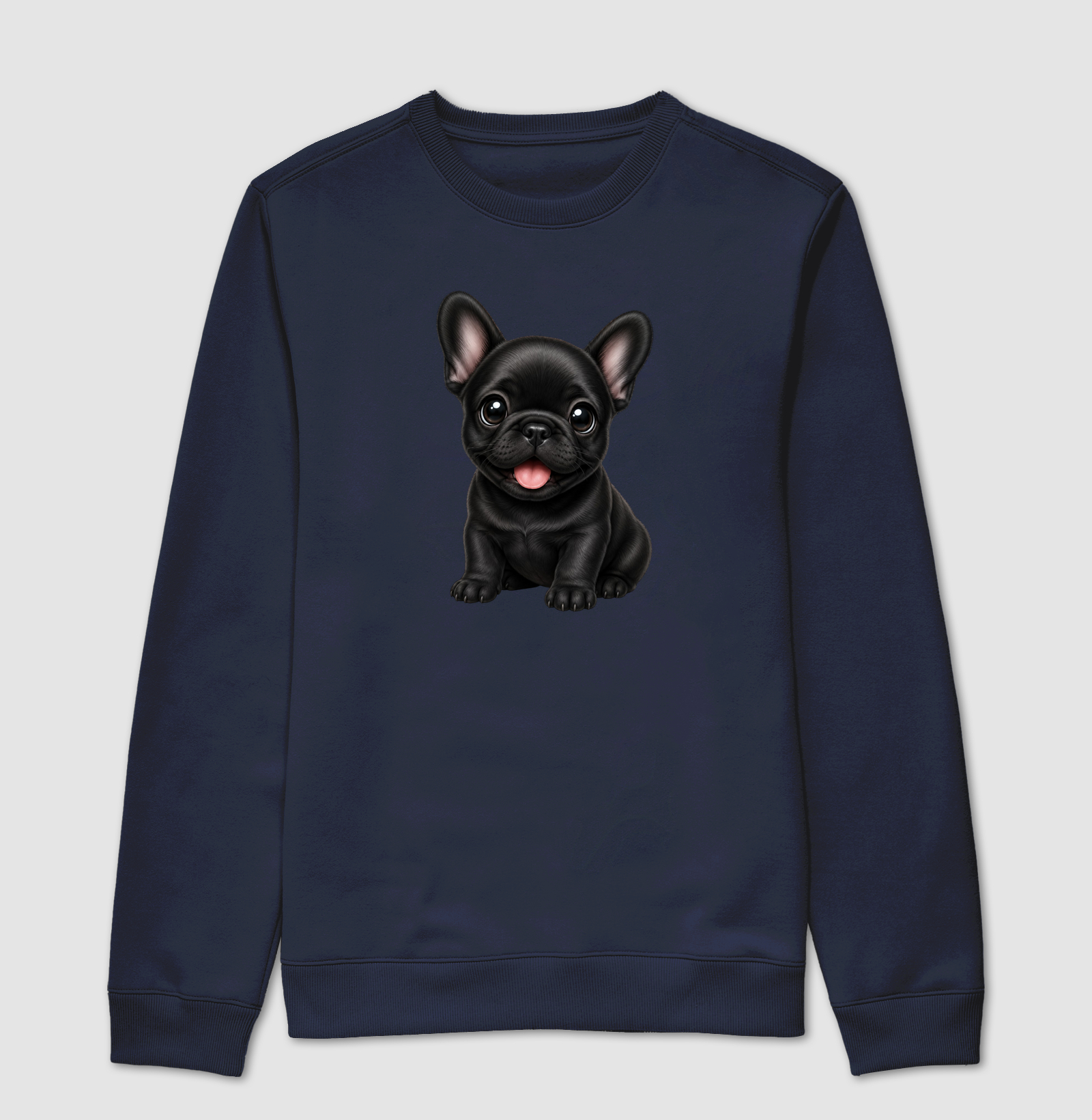 Bulldog (Buldogue) Francês Preto - Desenho Animado - Imagem 5