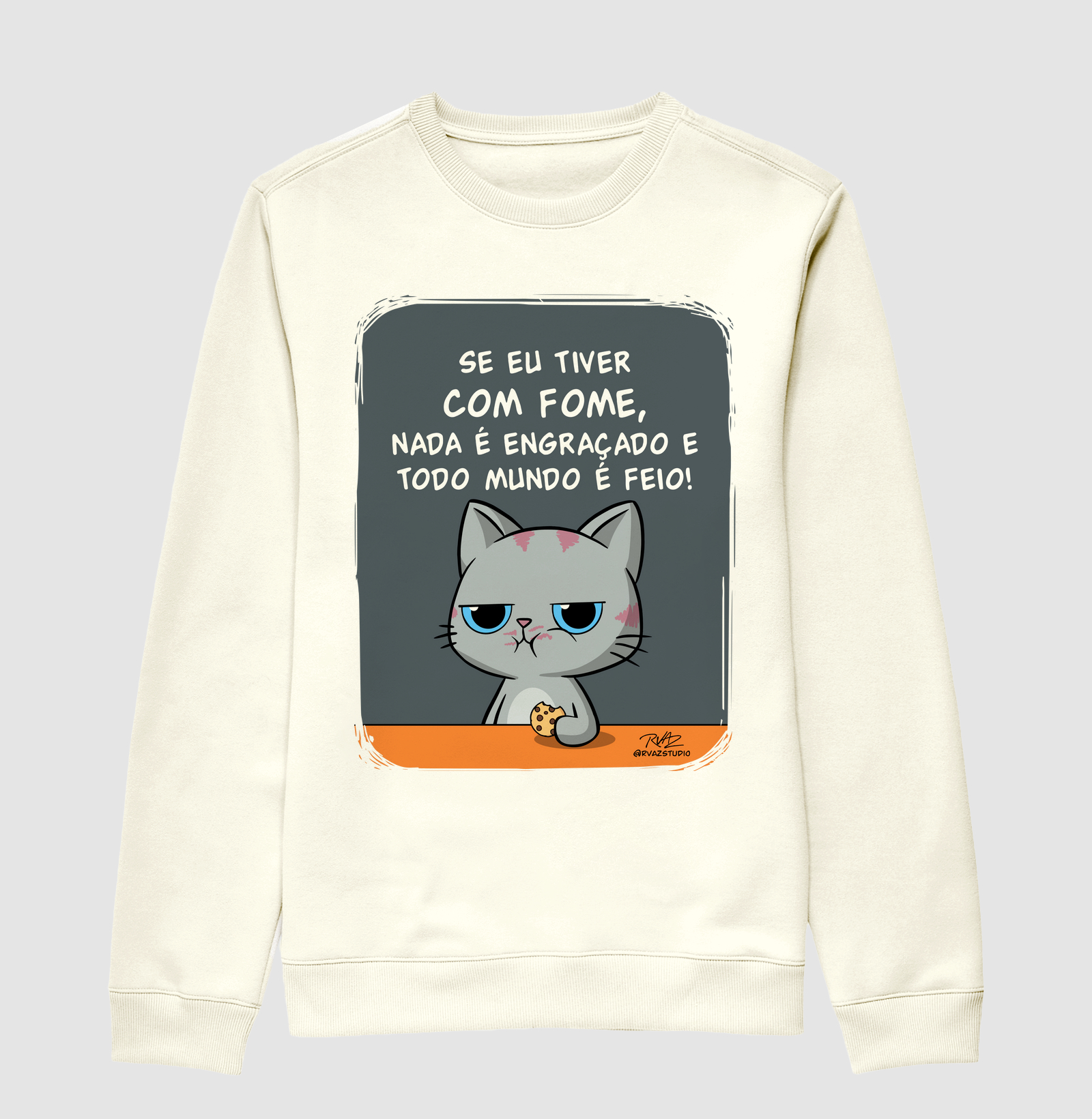 Camiseta Gato Sincero Fome - Imagem 2
