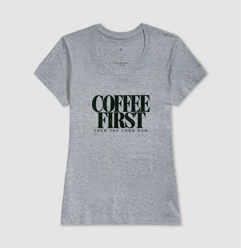 Camiseta Corrida - Coffee First Then The Long Run - Imagem 9