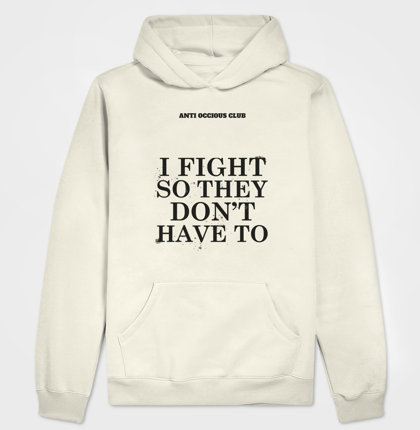 Hoodie Slim - I FIGHT SO THEY DON'T HAVE TO - Imagem 2