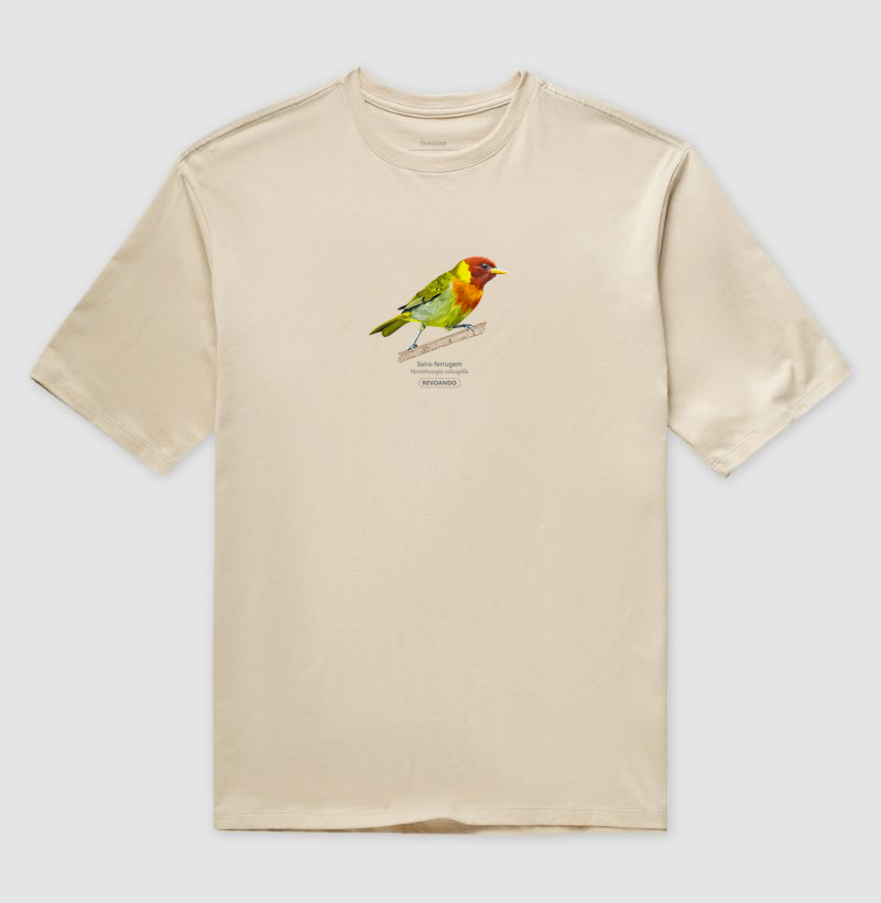 Cores Aladas - Saíra-ferrugem - Oversized - Imagem 5