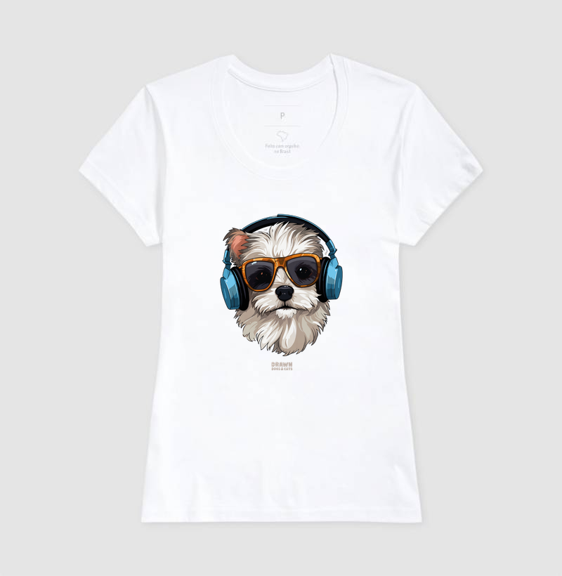 Shih Tzu de phone e óculos escuro - Imagem 5