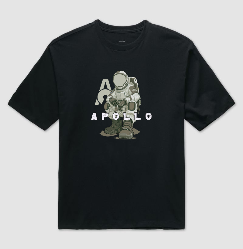 Camiseta Oversized Apollo 18 | Linha Abstract — Aion Abstract - Imagem 2