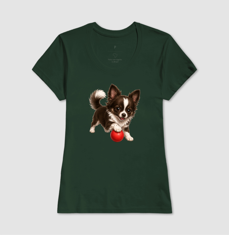 Chihuahua Pelo Longo Marrom - Desenho Animado - Imagem 13