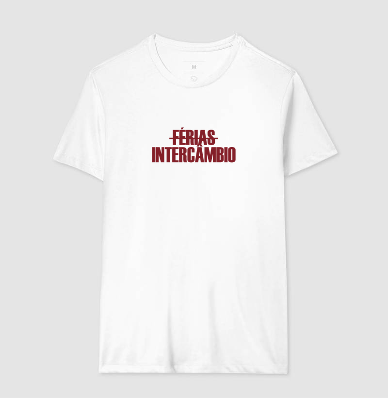 Camiseta Intercâmbio, Não Férias - Imagem 4