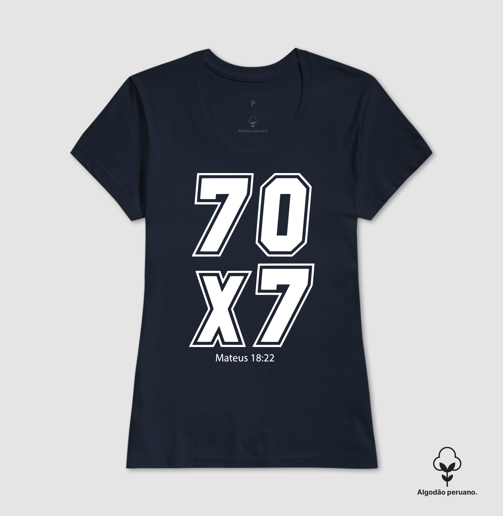 Camiseta Fem. Algodão Peruano 70x7  - Imagem 4