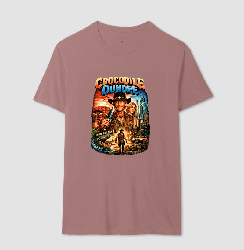 Camiseta Crocodilo Dundee Knife - Imagem 16