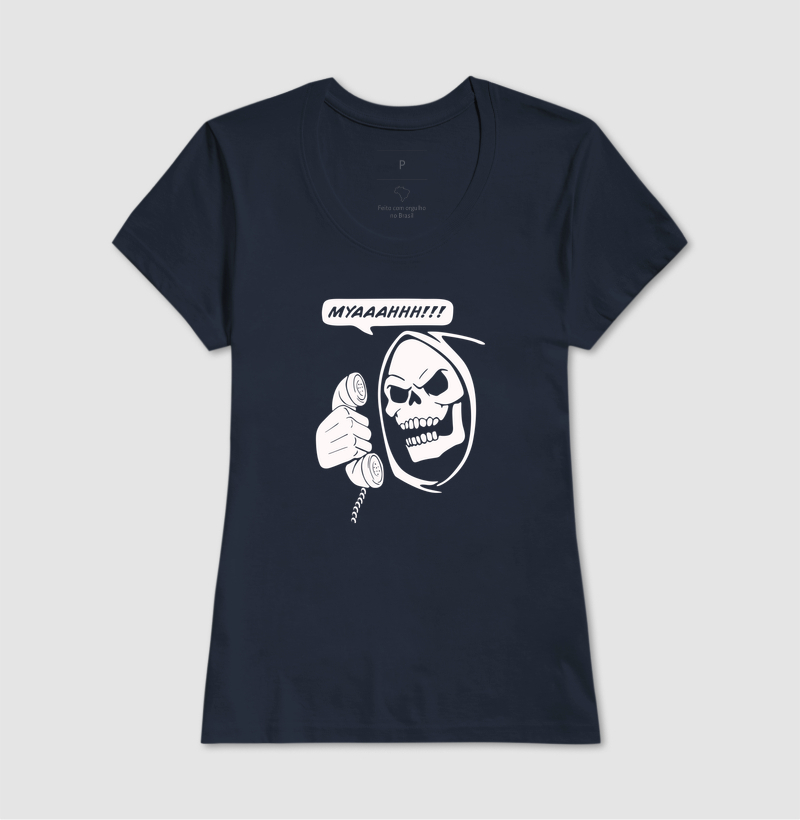 Camiseta Myah Phone Skeletor 2 - Imagem 5