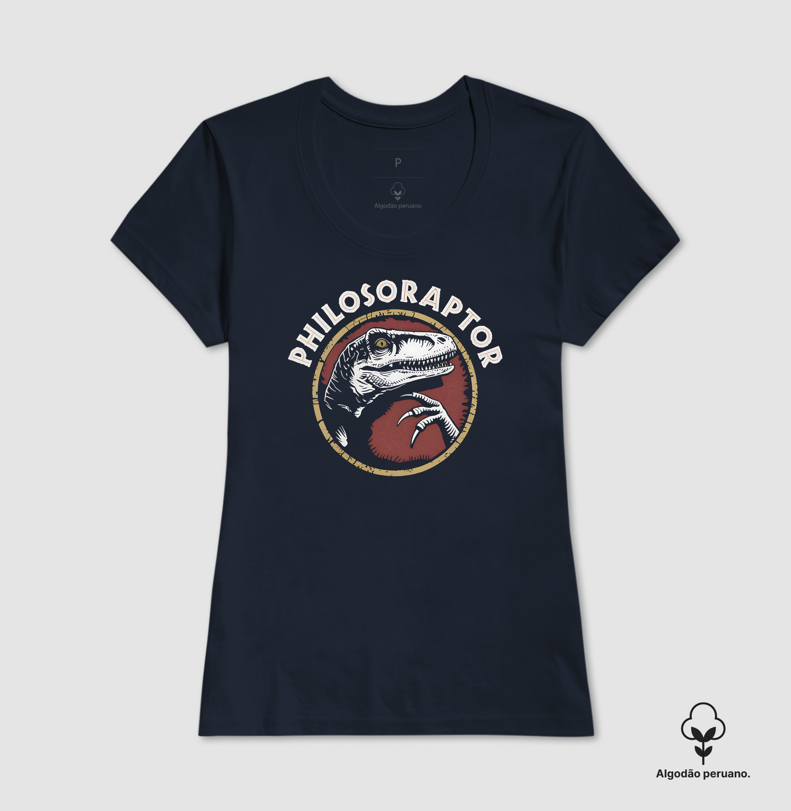 Camiseta Algodão Peruano Philosoraptor - Imagem 5