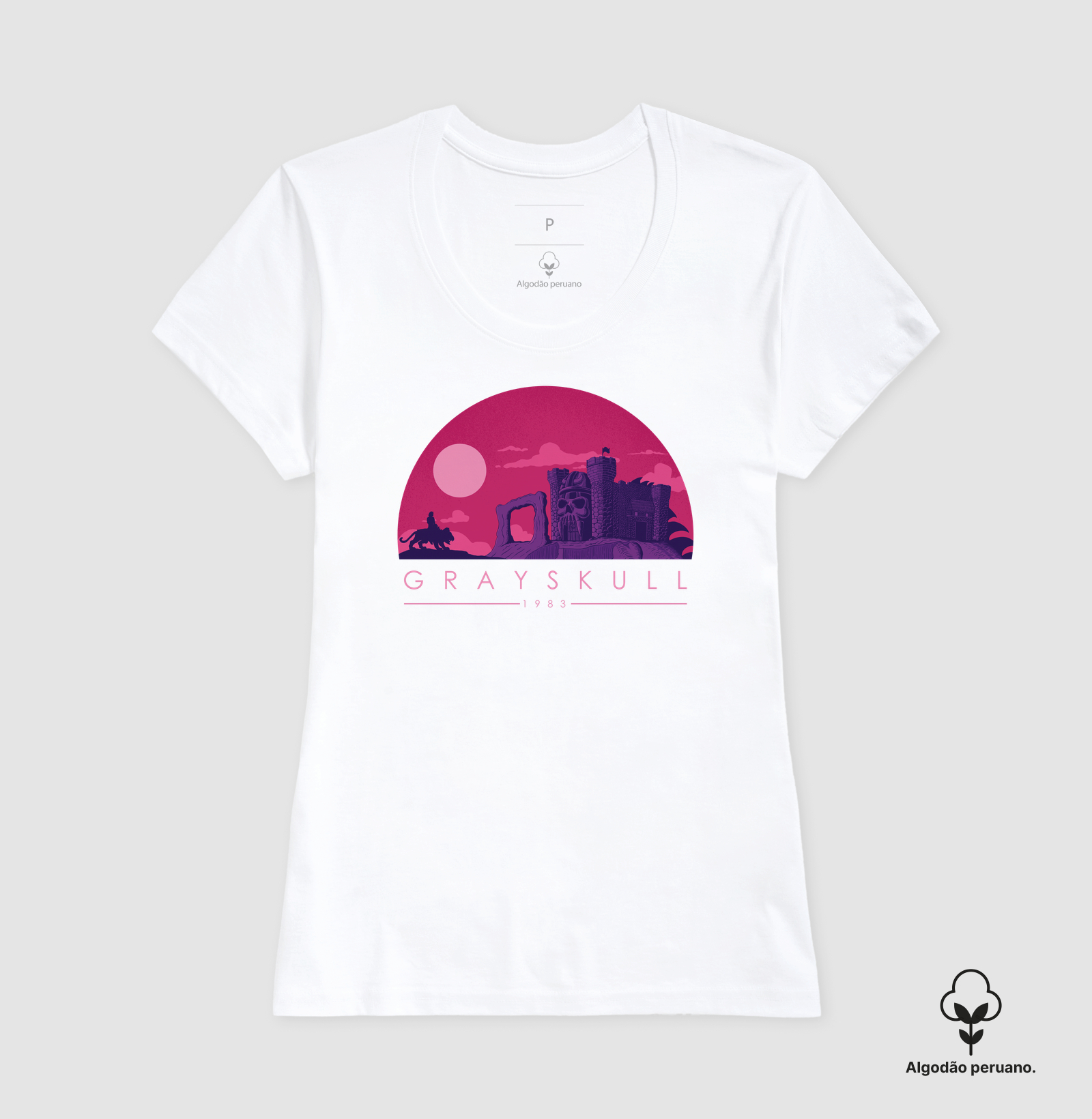 Camiseta Algodão Peruano Grayskull 1983 - Imagem 4