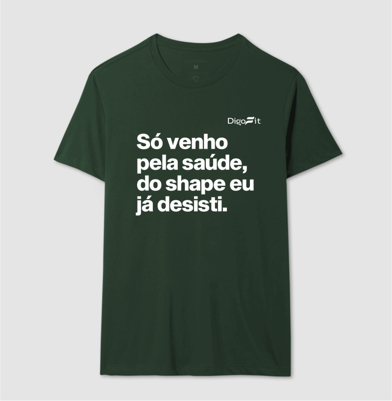 CAMISETA ACADEMIA SÓ VENHO PELA SAÚDE - Imagem 12