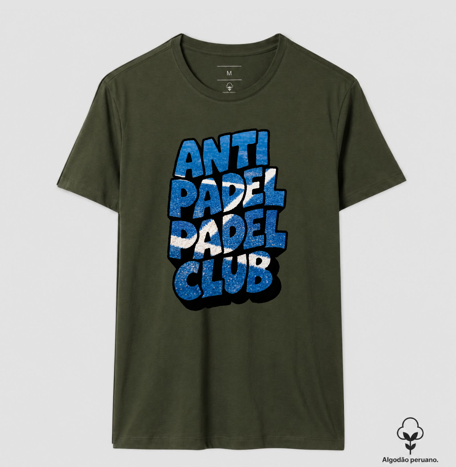 Camiseta Anti Padel Padel Club Quadra Azul - Imagem 9