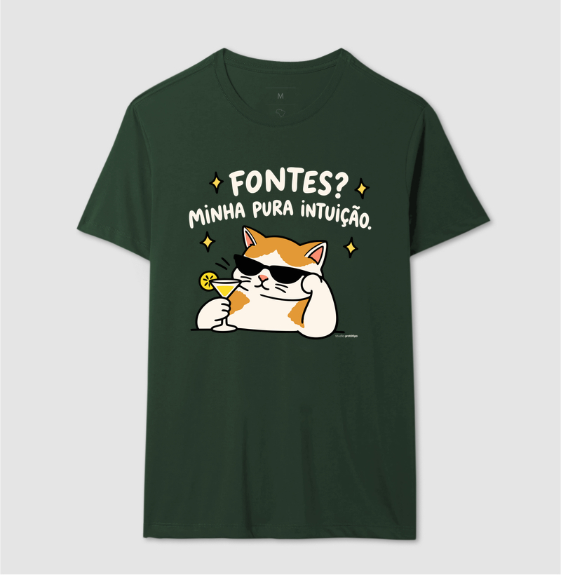 Camiseta Fontes? Minha Pura Intuição - Imagem 12